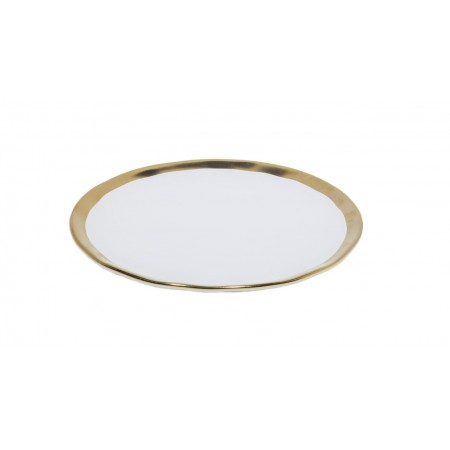 GOLDEN WHITE- Prato 26,5cm Cx de 6 un